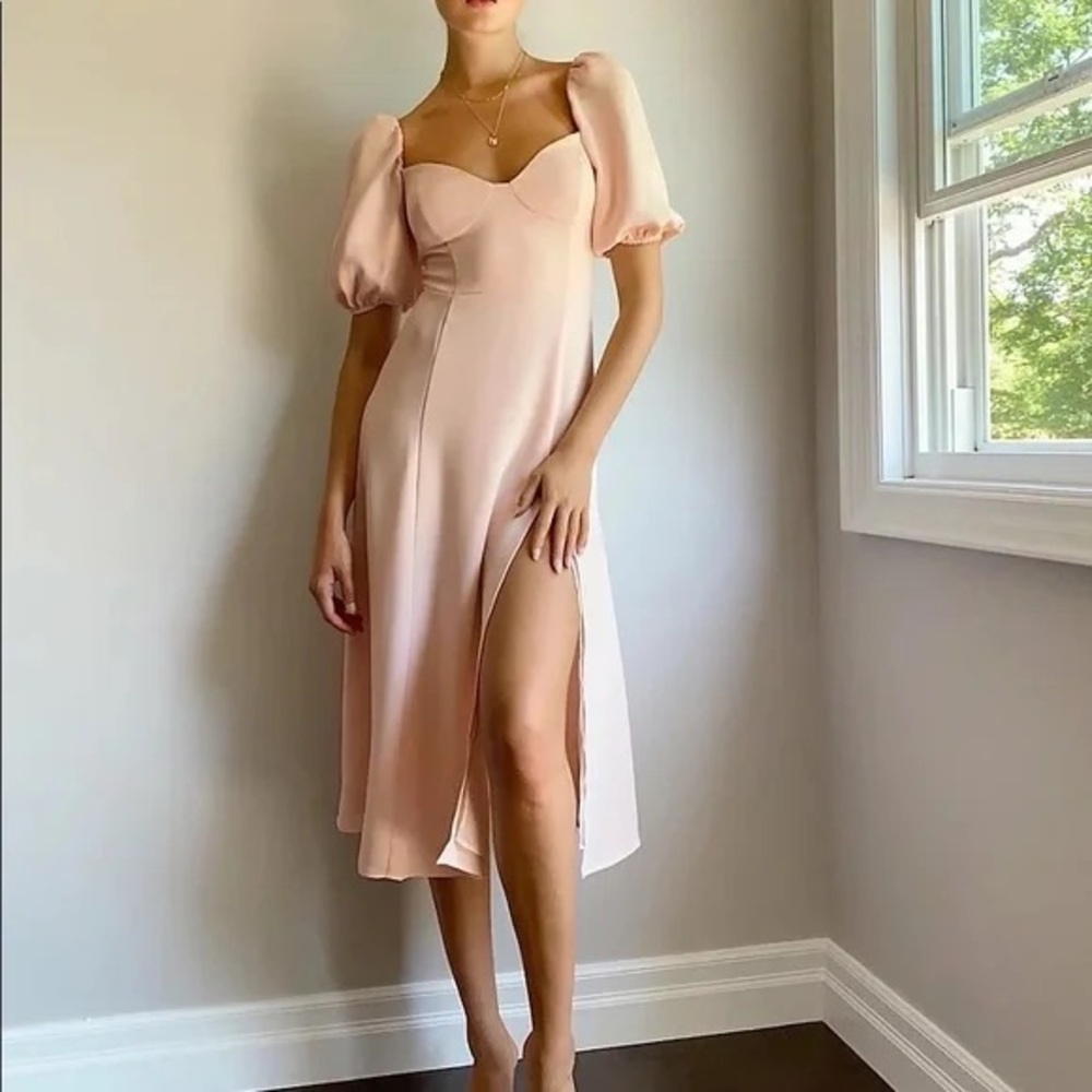 Aritzia Novella Dress Blush Pink Size 6